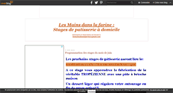 Desktop Screenshot of lesmainsdanslafarine.over-blog.com