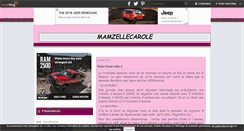 Desktop Screenshot of mamzellecarole.over-blog.com