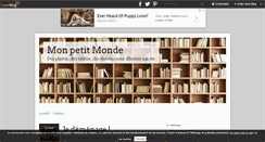 Desktop Screenshot of monpetitmonde.over-blog.fr