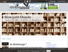Tablet Screenshot of monpetitmonde.over-blog.fr