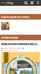 Mobile Screenshot of lagastronomiedessavoies.over-blog.com