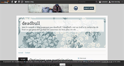 Desktop Screenshot of deadbull.over-blog.com