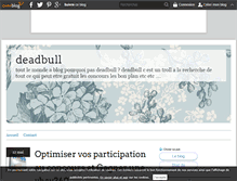 Tablet Screenshot of deadbull.over-blog.com