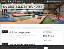 Tablet Screenshot of jeunessebethunoise.over-blog.com