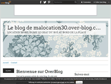 Tablet Screenshot of malocation30.over-blog.com