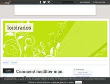 Tablet Screenshot of loisirados.over-blog.com