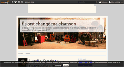 Desktop Screenshot of ilsontchangemachanson.over-blog.com