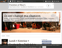 Tablet Screenshot of ilsontchangemachanson.over-blog.com