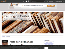 Tablet Screenshot of leblogducastor.over-blog.com