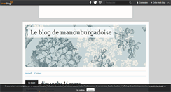 Desktop Screenshot of manouburgadoise.over-blog.com