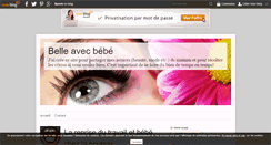 Desktop Screenshot of belle-avec-bebe.over-blog.com