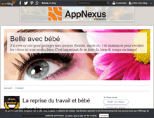Tablet Screenshot of belle-avec-bebe.over-blog.com