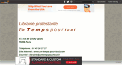 Desktop Screenshot of librairie-protestante.over-blog.com