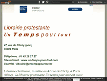 Tablet Screenshot of librairie-protestante.over-blog.com