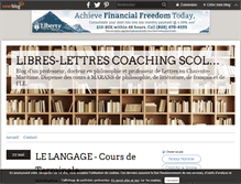 Tablet Screenshot of libreslettres.over-blog.com