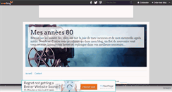 Desktop Screenshot of nostalgies80.over-blog.com