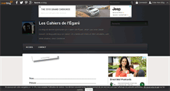 Desktop Screenshot of cahiersegare.over-blog.com