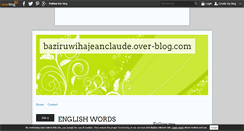 Desktop Screenshot of baziruwihajeanclaude.over-blog.com