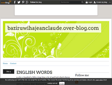 Tablet Screenshot of baziruwihajeanclaude.over-blog.com