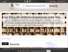 Tablet Screenshot of lettres-classiques.over-blog.com