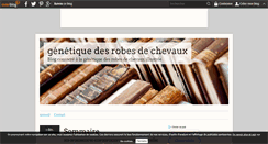 Desktop Screenshot of genetique-des-robes.over-blog.com