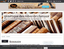 Tablet Screenshot of genetique-des-robes.over-blog.com