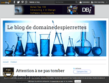 Tablet Screenshot of domainedespierrettes.over-blog.fr