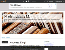 Tablet Screenshot of mademoizailem.over-blog.com