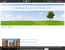 Tablet Screenshot of presidentielles.over-blog.com