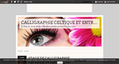 Desktop Screenshot of calligraphieceltique-entrelacs.over-blog.com