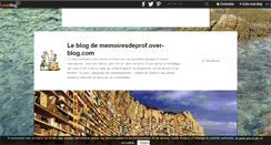 Desktop Screenshot of memoiresdeprof.over-blog.com