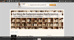 Desktop Screenshot of hatsuyo-sama.fanficyaoi.over-blog.com