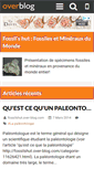 Mobile Screenshot of fossilshut.over-blog.com
