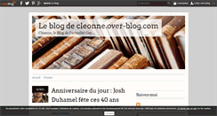 Desktop Screenshot of cleonne.over-blog.com