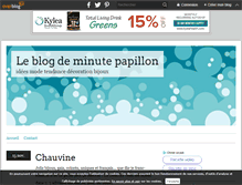 Tablet Screenshot of minutedupapillon.over-blog.com