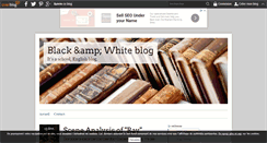 Desktop Screenshot of blackandwhiteblog.over-blog.com