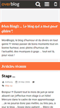 Mobile Screenshot of monblogiz.over-blog.com