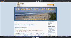 Desktop Screenshot of lacanau-quartier3.over-blog.com