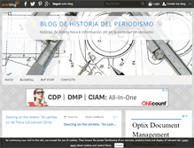 Tablet Screenshot of historiadelperiodismo.over-blog.es
