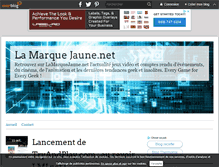 Tablet Screenshot of lamarquejaune.over-blog.com