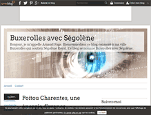 Tablet Screenshot of buxerolles-avec-segolene.over-blog.fr