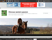 Tablet Screenshot of chevauxwesternpassion.over-blog.fr