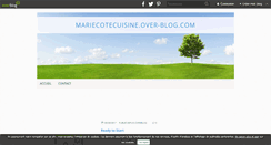 Desktop Screenshot of mariecotecuisine.over-blog.com