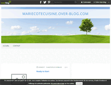 Tablet Screenshot of mariecotecuisine.over-blog.com