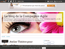 Tablet Screenshot of compagnie-agile.over-blog.com