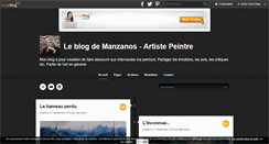 Desktop Screenshot of manzanos-artiste.peintre.over-blog.com