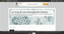 Desktop Screenshot of encompagniedeschiens.over-blog.com