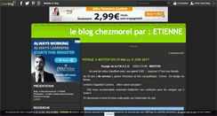 Desktop Screenshot of chezmorel.over-blog.com