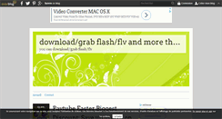 Desktop Screenshot of flashvideosoftware.over-blog.com