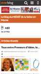 Mobile Screenshot of medef-seineetmarne.over-blog.com
